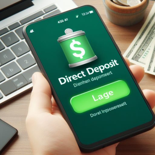 Direct deposit: A service that allows you to have your paycheck or other regular payments deposited directly into your checking account.