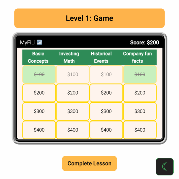 stock market game