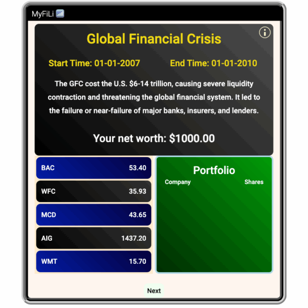stock market game